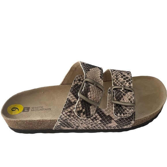 White Mountain Shoes - Women’s White Mountain Helga, Snake, 9M Sandals *NEW*